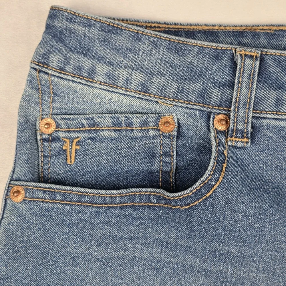 Frye Jeans Womens Size 8/29 Straight Leg‎ High Rise Blue Denim Pants
